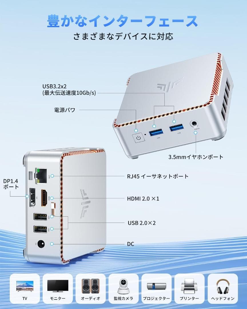 ミニpc n97 第12世代 n97 mini pc 最大3.6GHz　限定１個