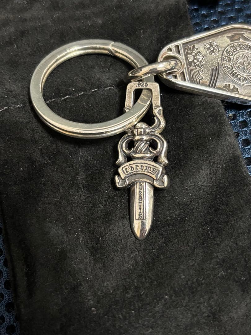 新品 クロムハーツ ホテルキー スモール キーチェーン キーホルダー