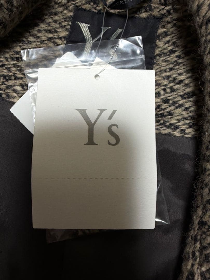 Y's ワイズ ウール ボタンレス ジャケット YY-J11-125