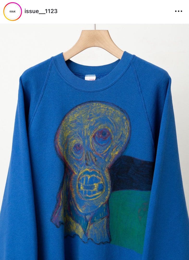 80s〜90s RUSSELL アートプリント スウェット XL