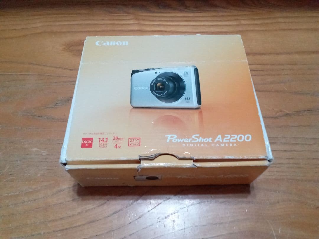 【動作確認済・美品】Canon PowerShot A2200 シルバー 箱付き