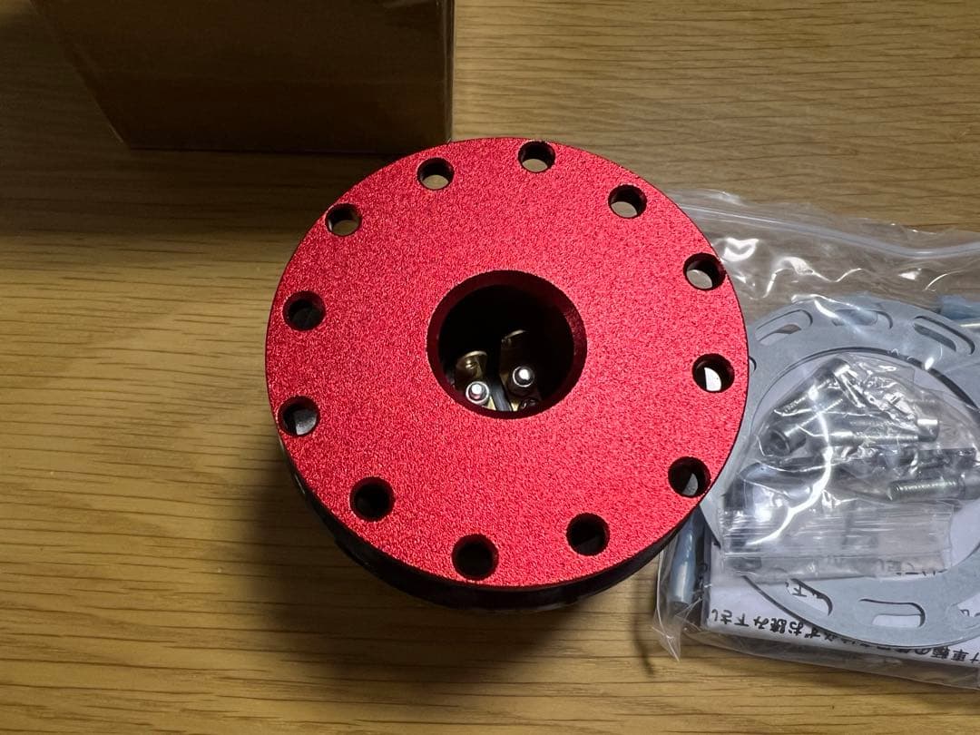 アルミ　ハンドルクイックリリース(レッド)