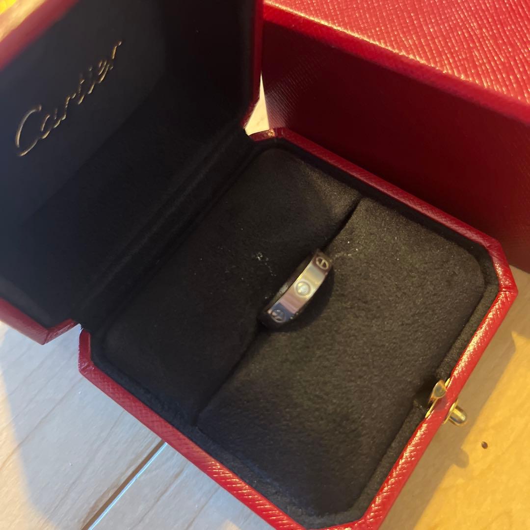 Cartier 一粒ダイヤ　ラブリング　50 正月明けまで値下げ！