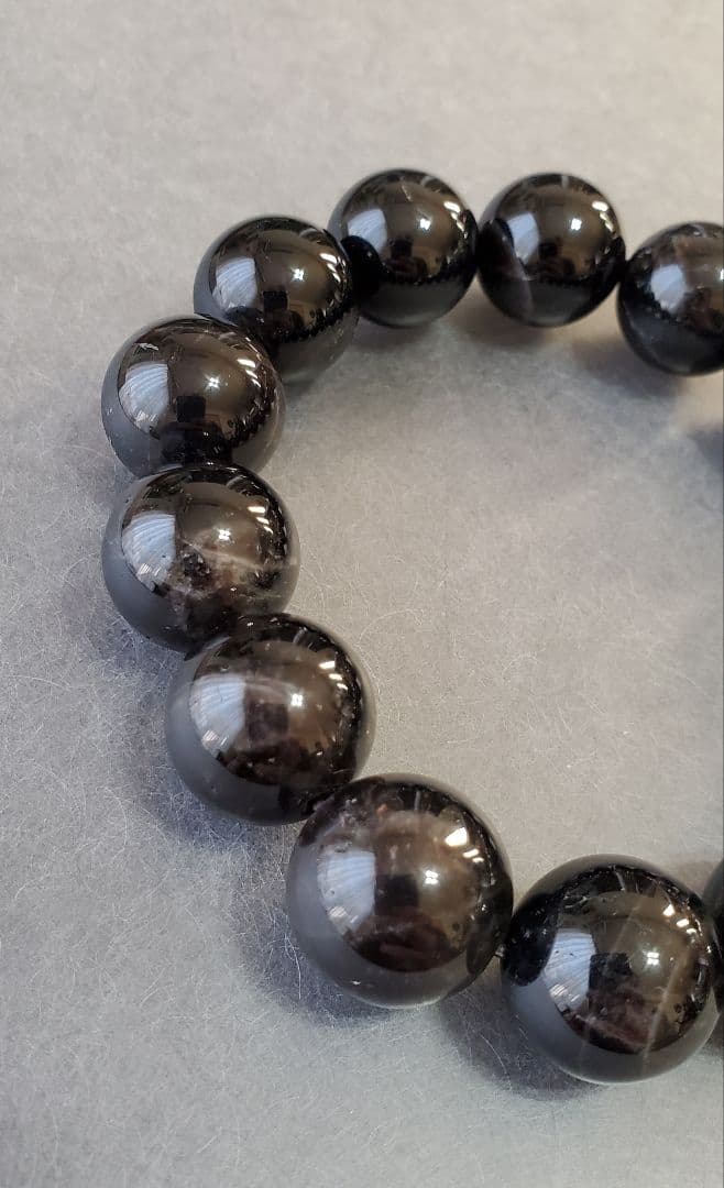 Capt♪　天然モリオンブレスレット2本セット