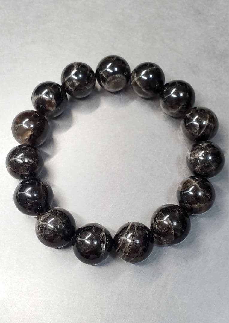 Capt♪　天然モリオンブレスレット2本セット