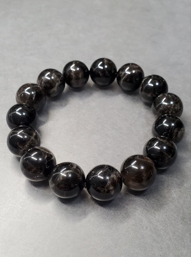 Capt♪　天然モリオンブレスレット2本セット