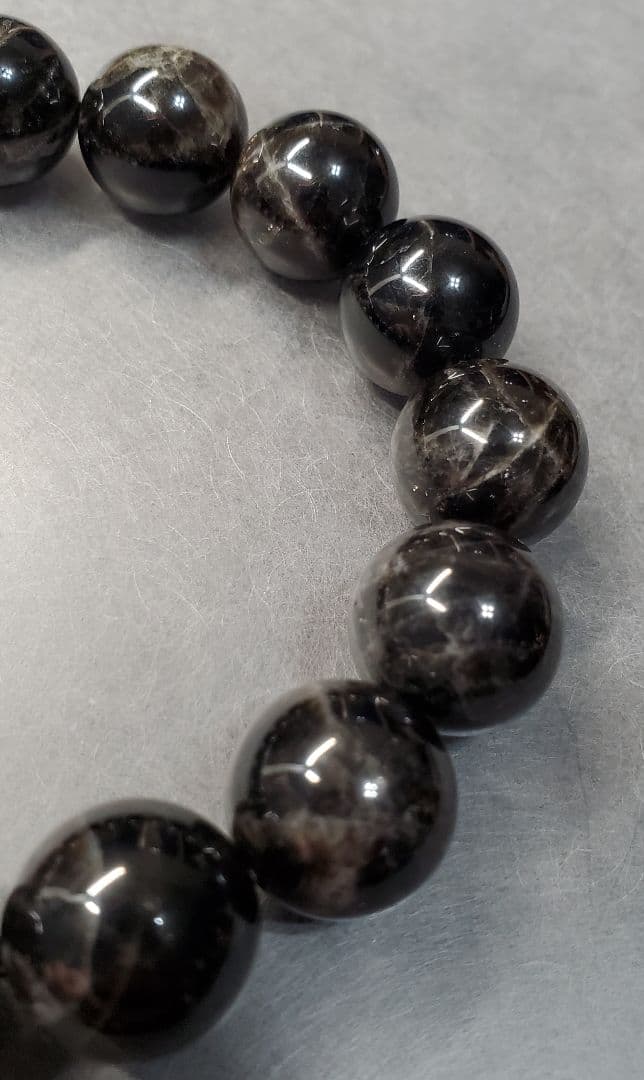 Capt♪　天然モリオンブレスレット2本セット