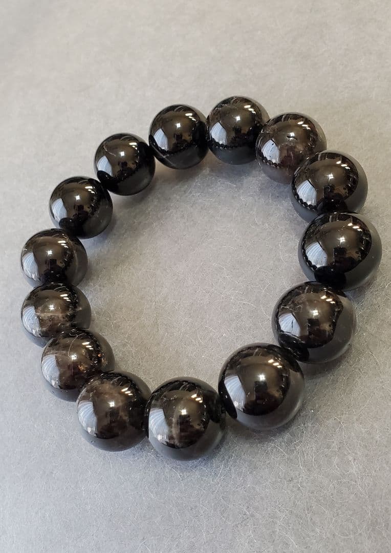 Capt♪　天然モリオンブレスレット2本セット