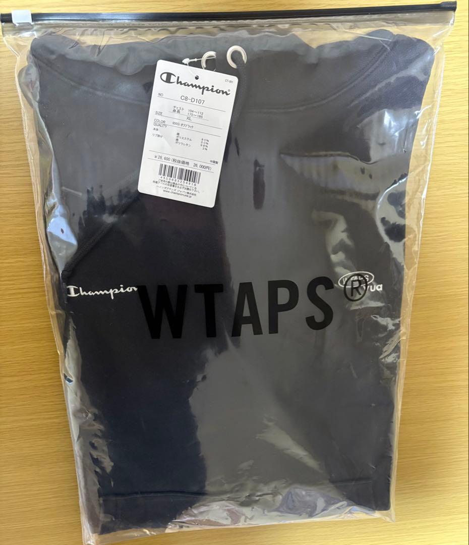 WTAPS x Champion Academy パーカー XLサイズ　ブラック
