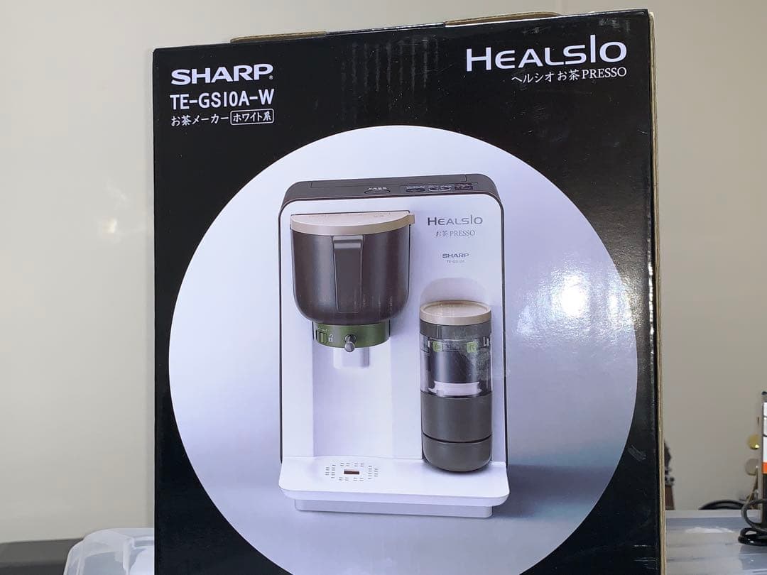 SHARP Healsio TE-GS10A-W お茶メーカー　お茶プレッソ