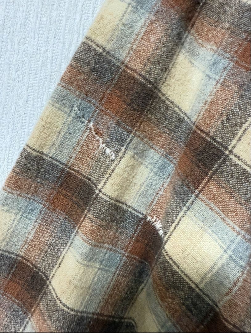 70s Pendleton ボードシャツ　ヴィンテージ　ウール　開襟　US古着