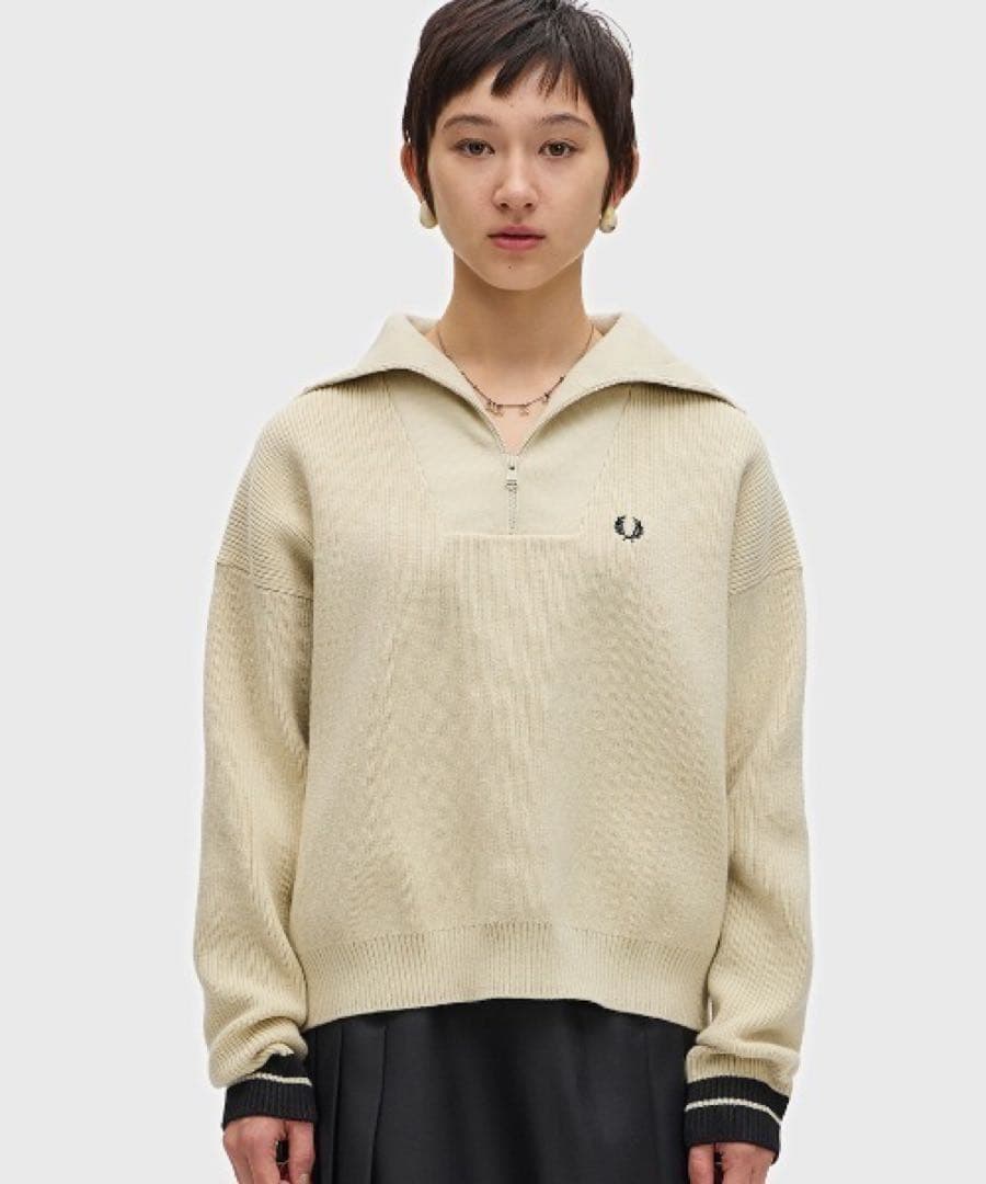 FRED PERRY ハーフジップ ニット ジャンパー 10
