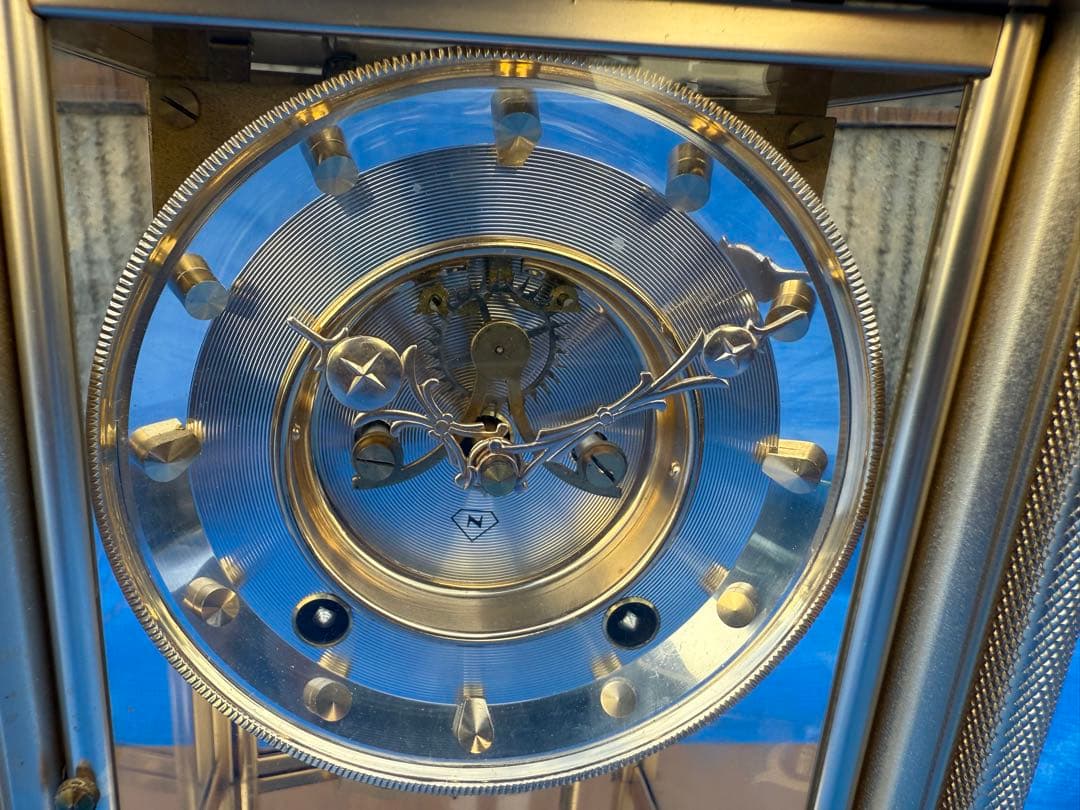 T*N様 【O-1784】日本美術時計 Nマーク 置時計 振り子時計 アナログ