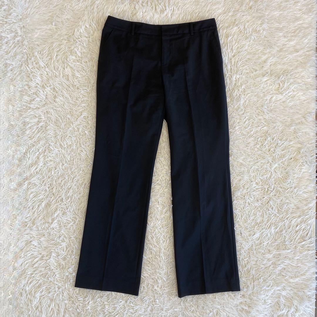 【大きいサイズ】ジェイプレス　ノーカラーパンツスーツセットアップ　黒　17号