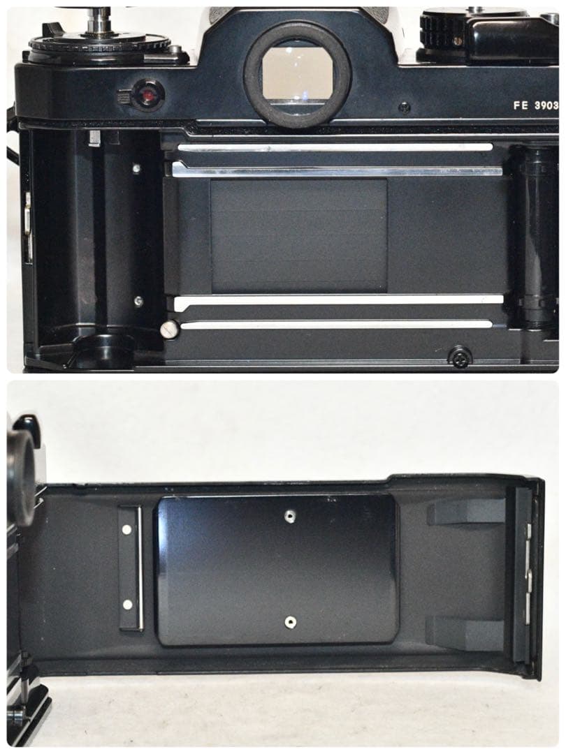 《動作品》 Nikon FE +標準レンズ付きフィルムカメラ