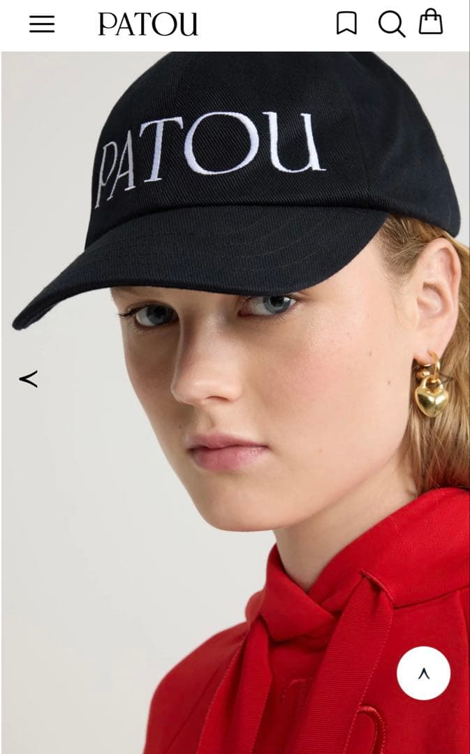 PATOU コットンパトゥキャップ