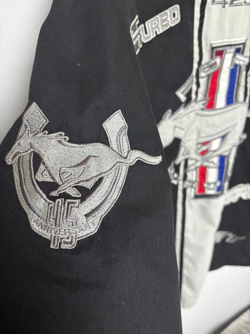 【80s】JHDesign Ford フォード レーシングシャツ刺繍・ワッペン