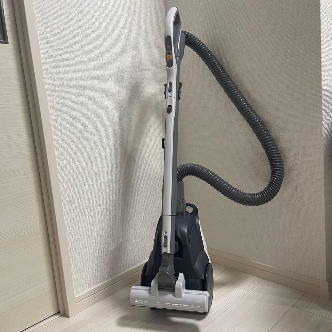 三菱掃除機TC-FJ2X-C 2023年製 紙パック式掃除機 本体+紙パック3枚