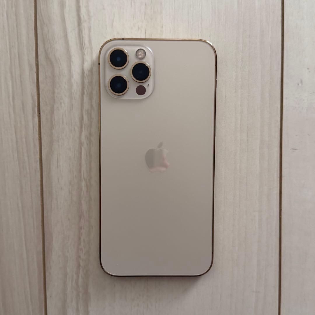 【美品】iPhone12Pro 128GB ゴールド Simフリー　iFace