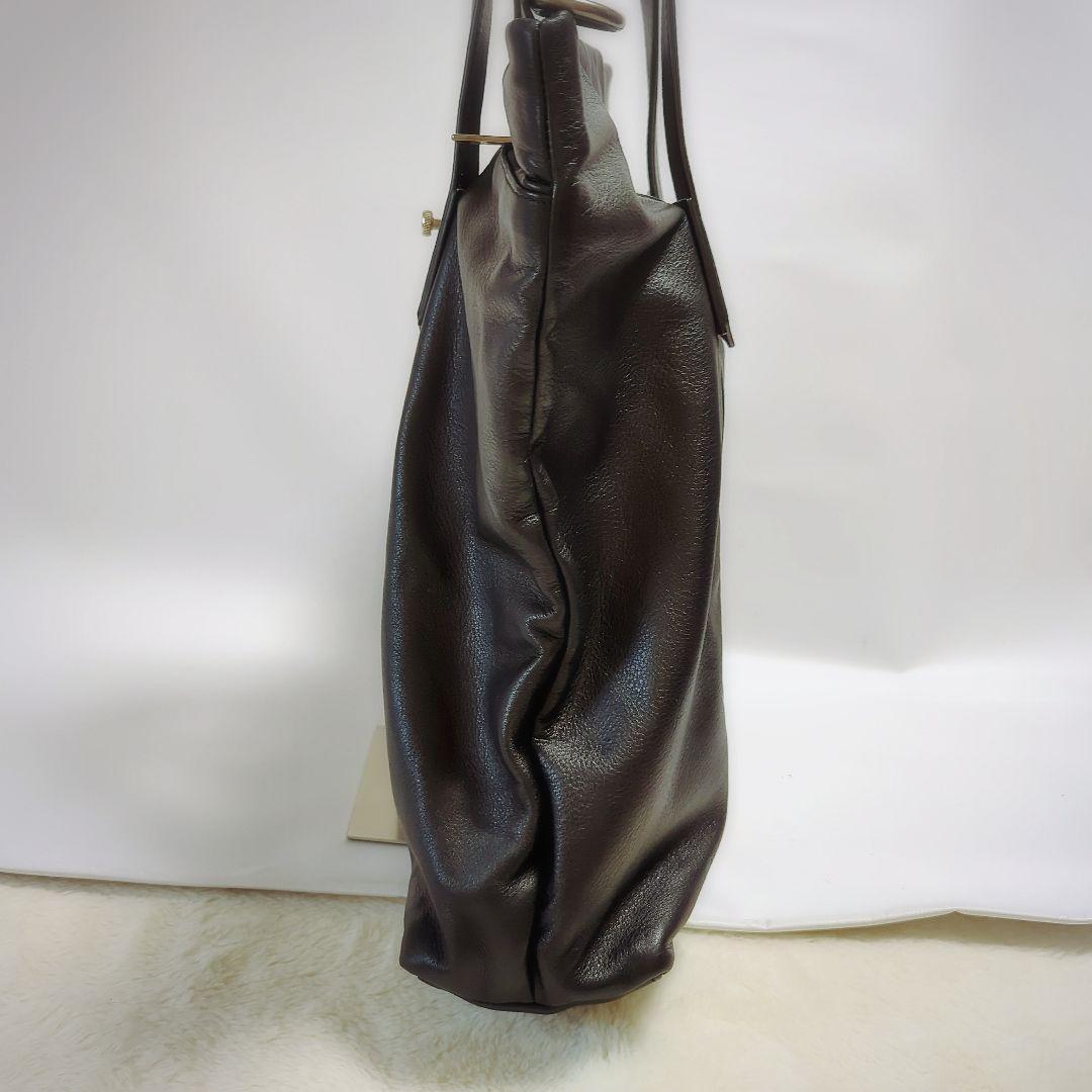 美品　ドルチェ&ガッバーナ　本革レザー　2wayトートバッグ ブラック