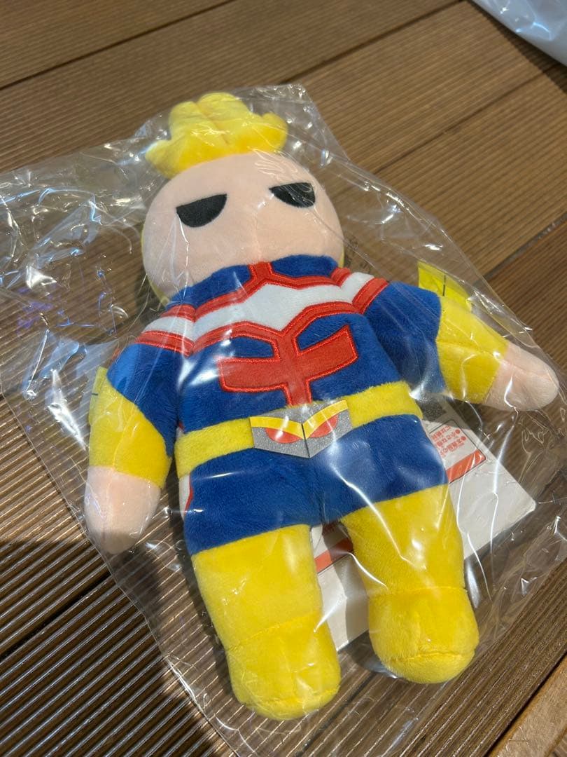 ヒロアカ 1番くじE賞 オールマイト ぬいぐるみ 約20cm 未開封