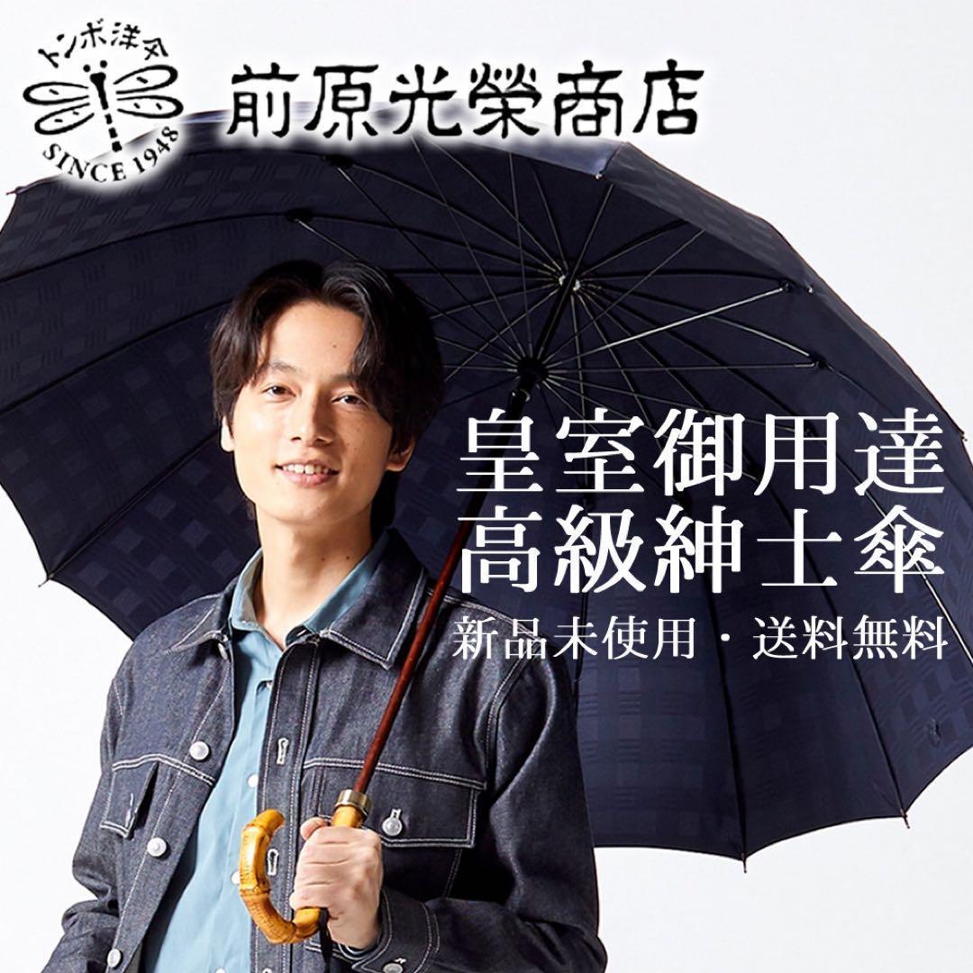 トンボ洋傘 前原光榮商店 チェス カーボン16本骨 ブラック