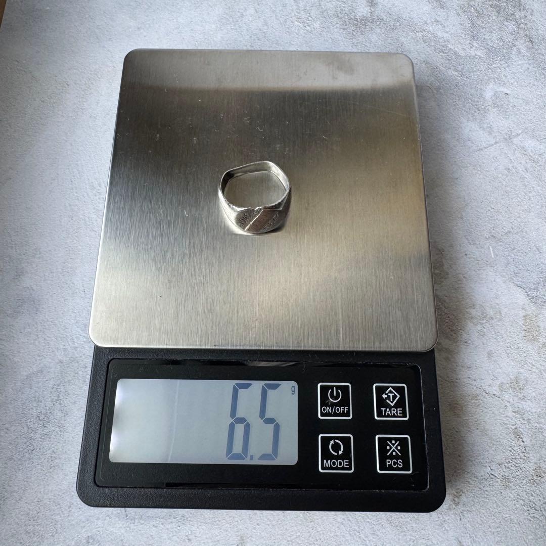 ヴィンテージ US ARMY マニラリング シルバー925 19号 USA製