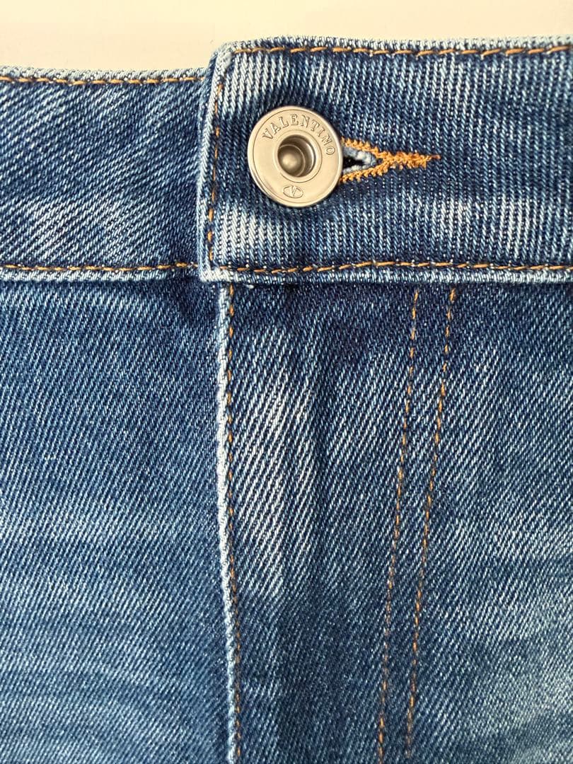 VALENTINO ブーツカットデニム　26