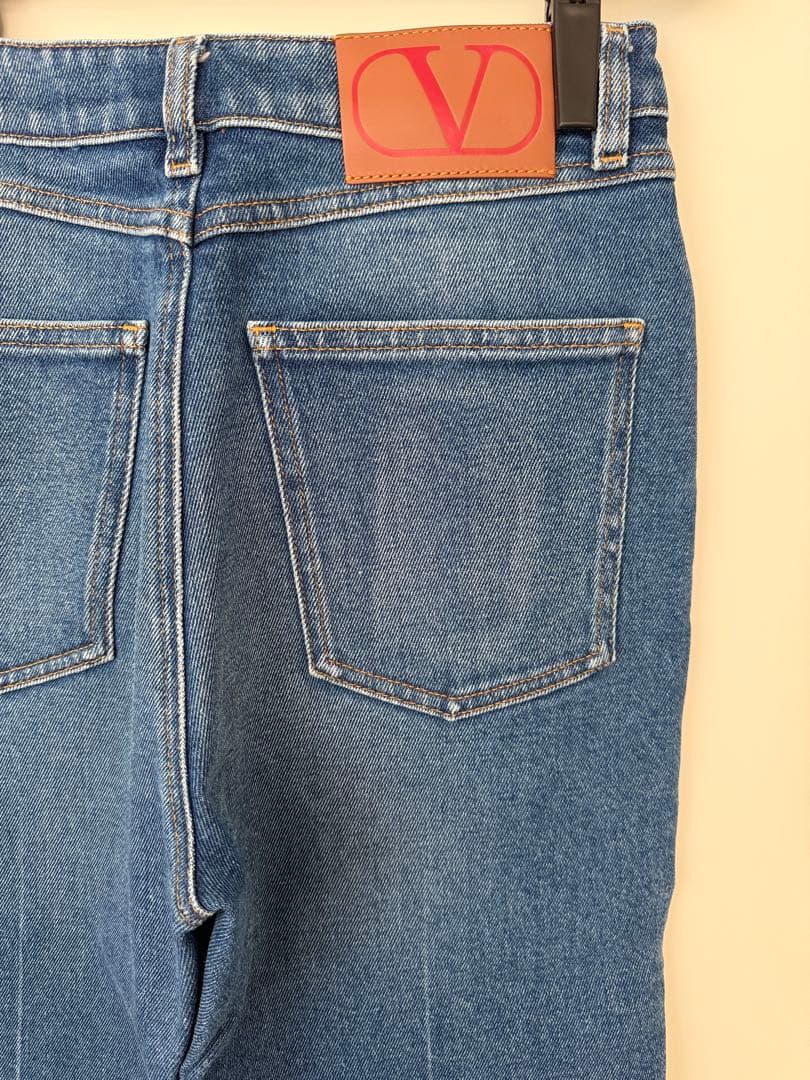 VALENTINO ブーツカットデニム　26