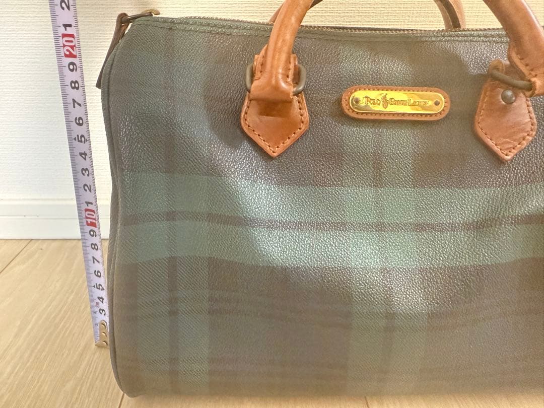 Polo Ralph Lauren タータンチェック ボストンバッグ