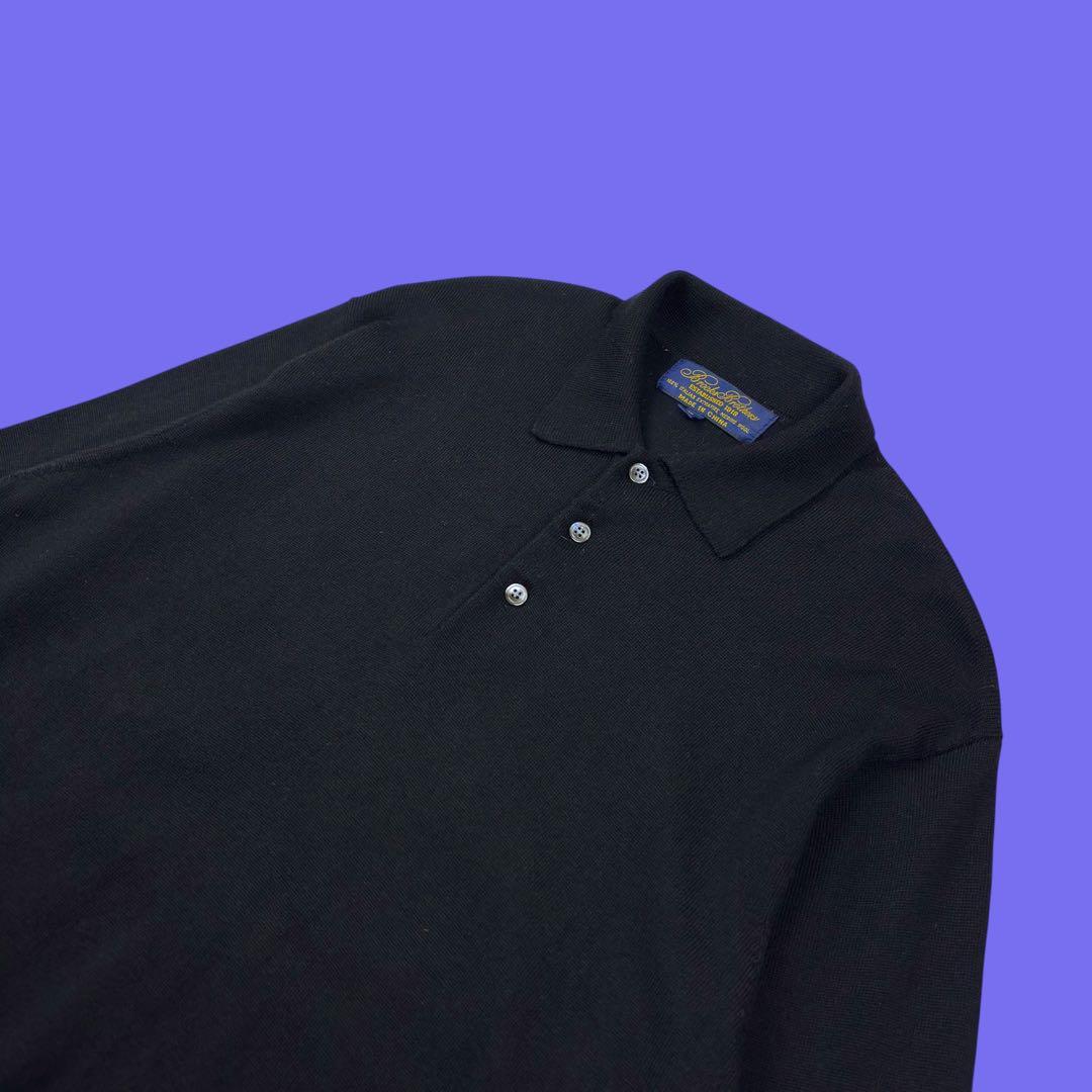 Brooks Brothers メリノウール ニットポロ ポロセーター M