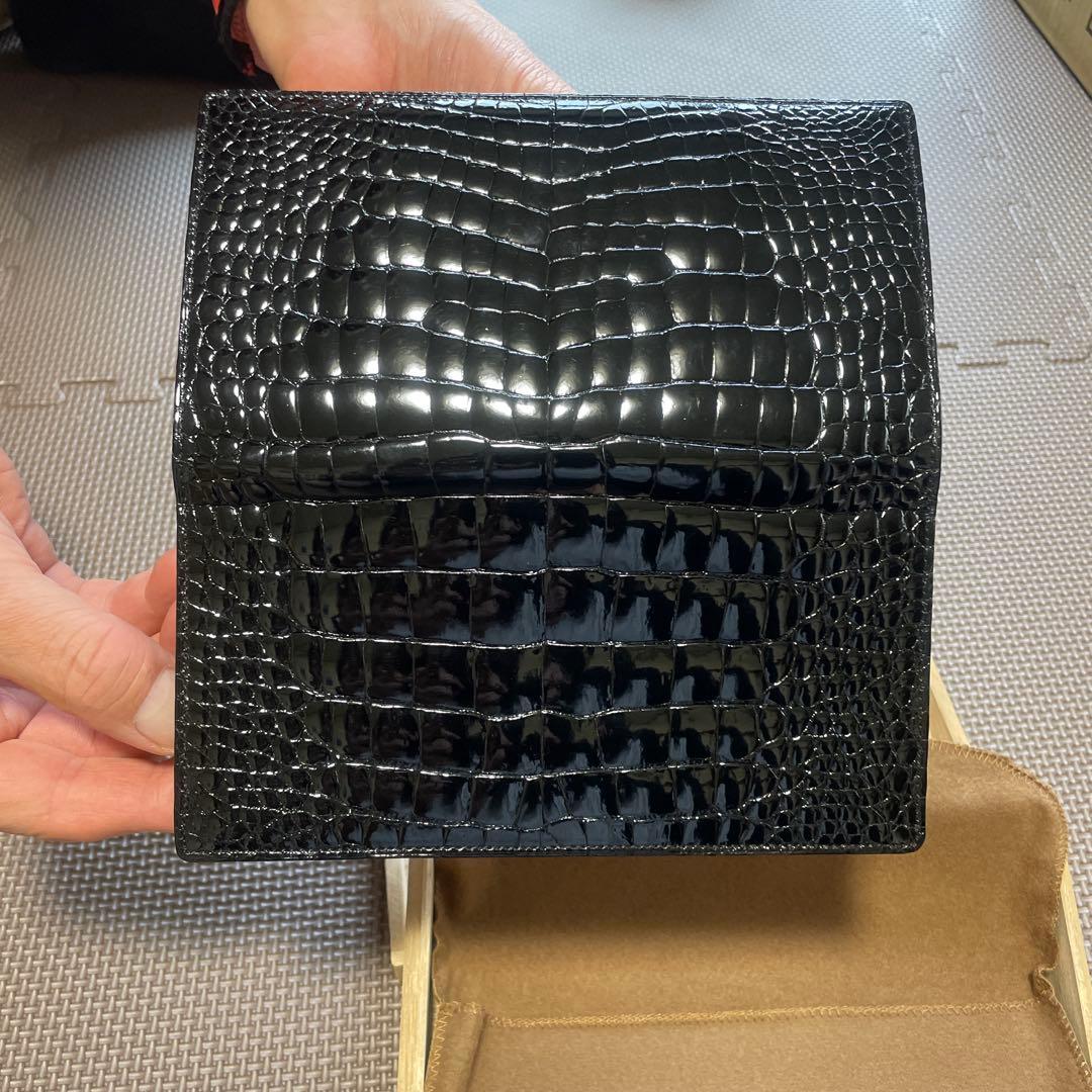 わいえす JRA 黒 クロコダイルレザー 長財布 新品未使用