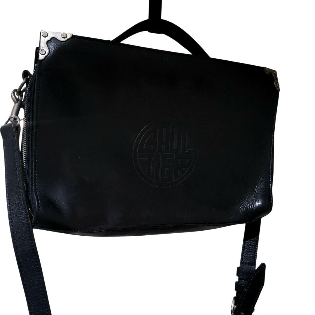 90s JPG GAULTIER シノワズリーロゴ バッグ