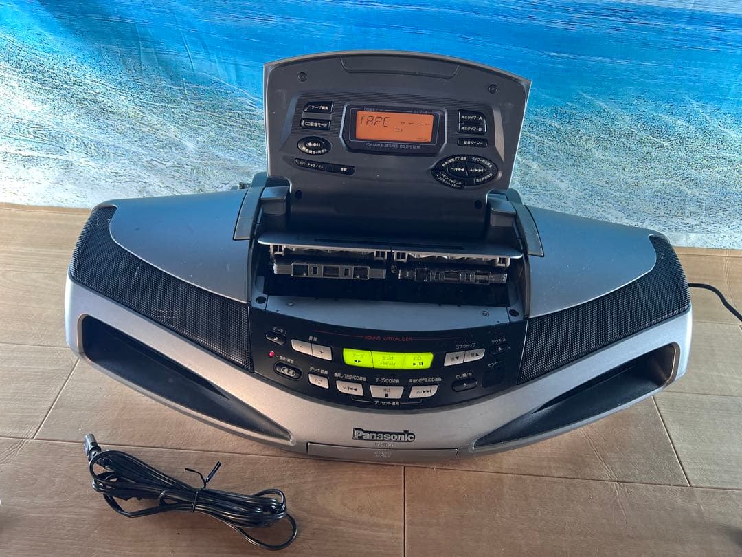 パナソニックRX-ED75コブラトップCD ラジカセ　昭和レトロ　動作品中古