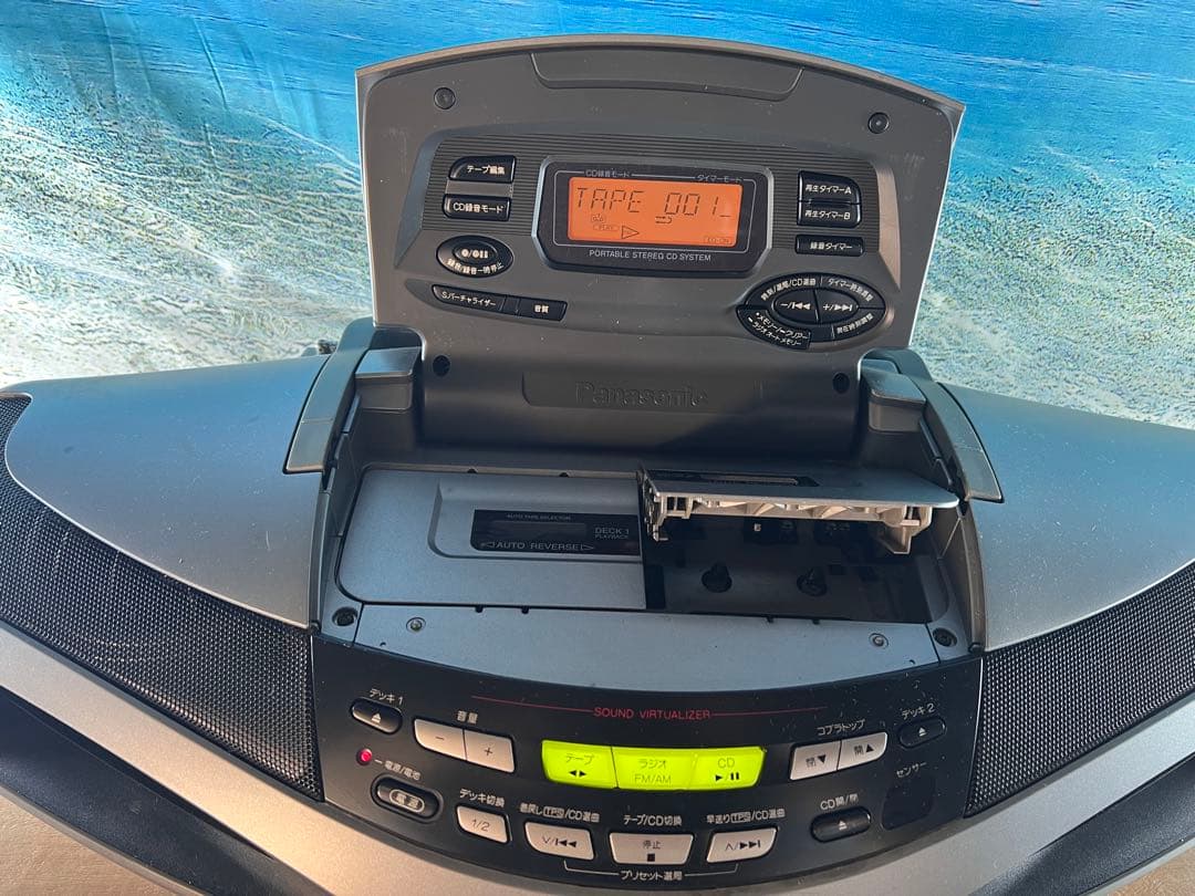 パナソニックRX-ED75コブラトップCD ラジカセ　昭和レトロ　動作品中古