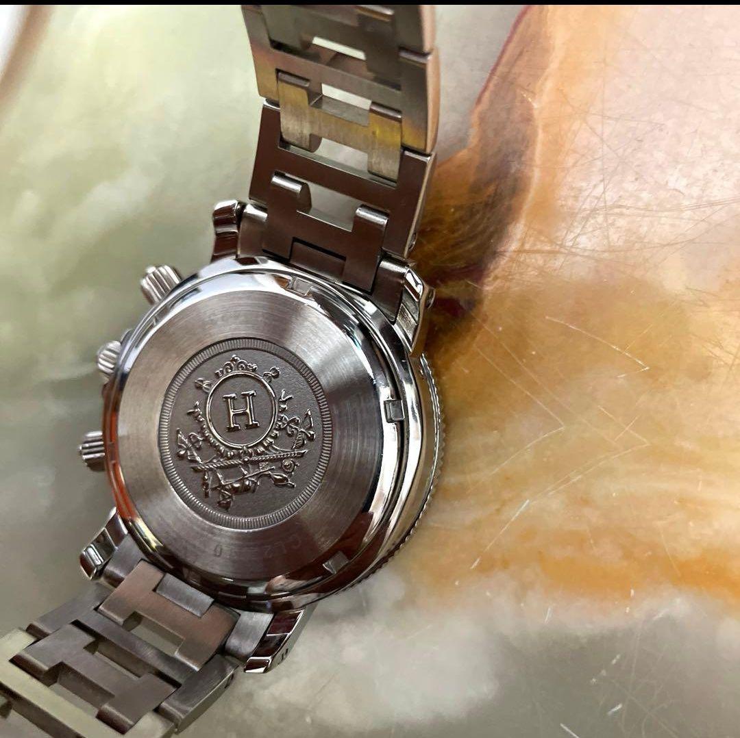 【HERMES】エルメスクリッパーダイバーズクロノグラフCL2.910腕時計