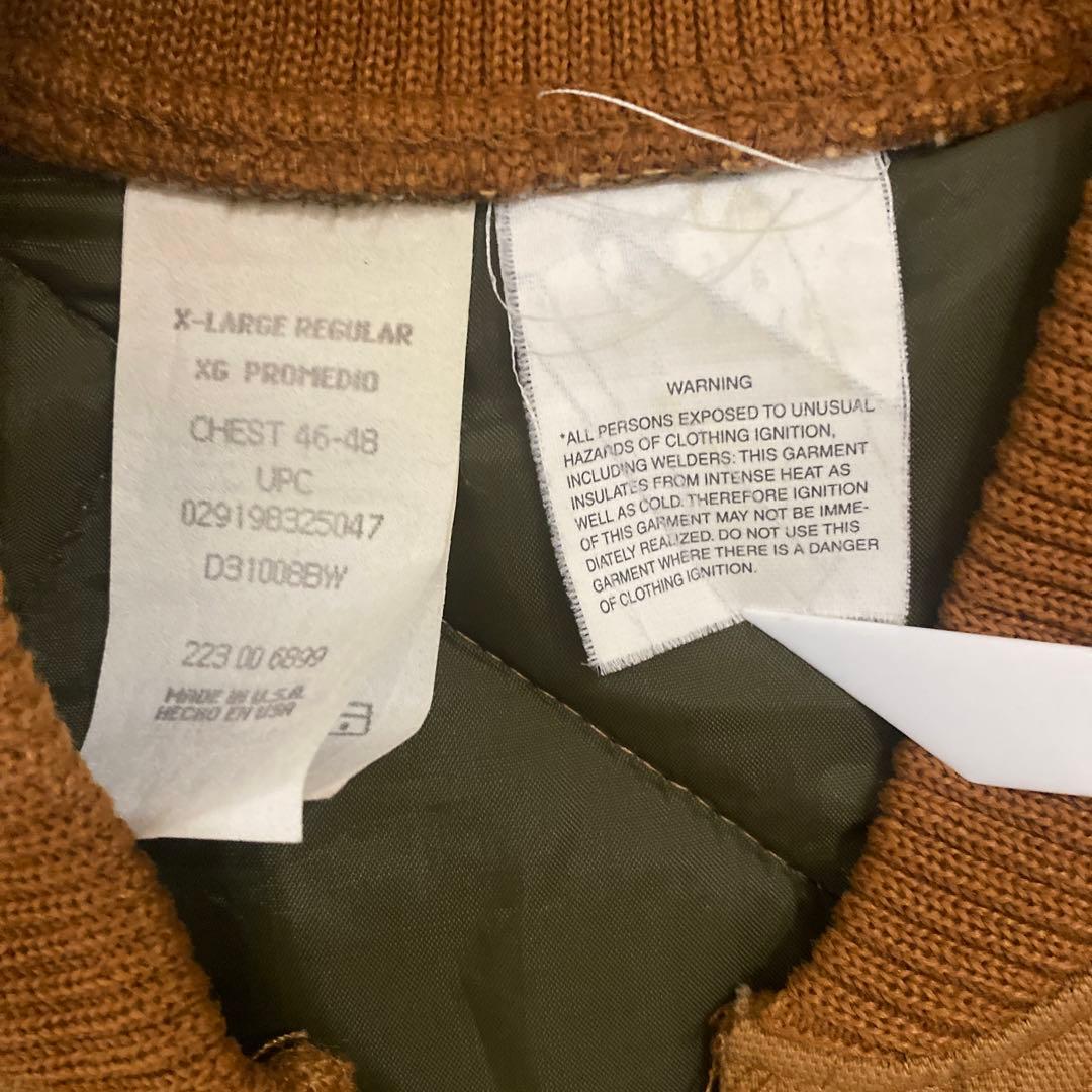 duxbak ダック地ベスト キルティングベスト XL us made