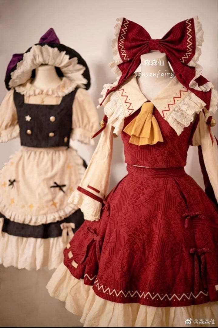 東方Project 博麗霊夢 森森仙 コスプレ 衣装