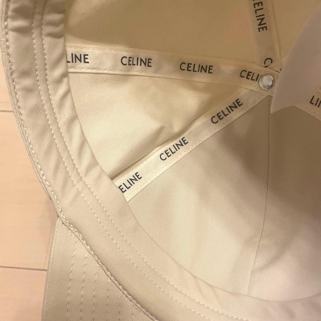 CELINE ベースボールキャップ バニラ キャップ