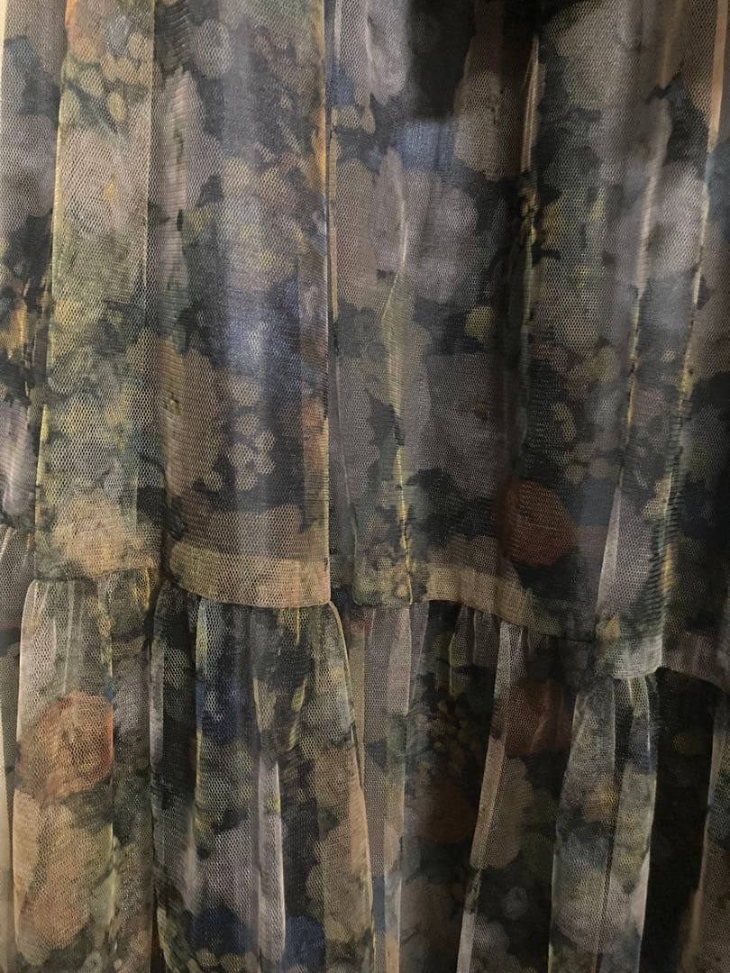 売り切り価格です☆新品　エムズグレイシー　ティアードチュールスカート