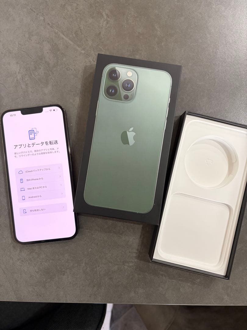 Apple iPhone 13 PRO MAXミッドナイトグリーン 本体