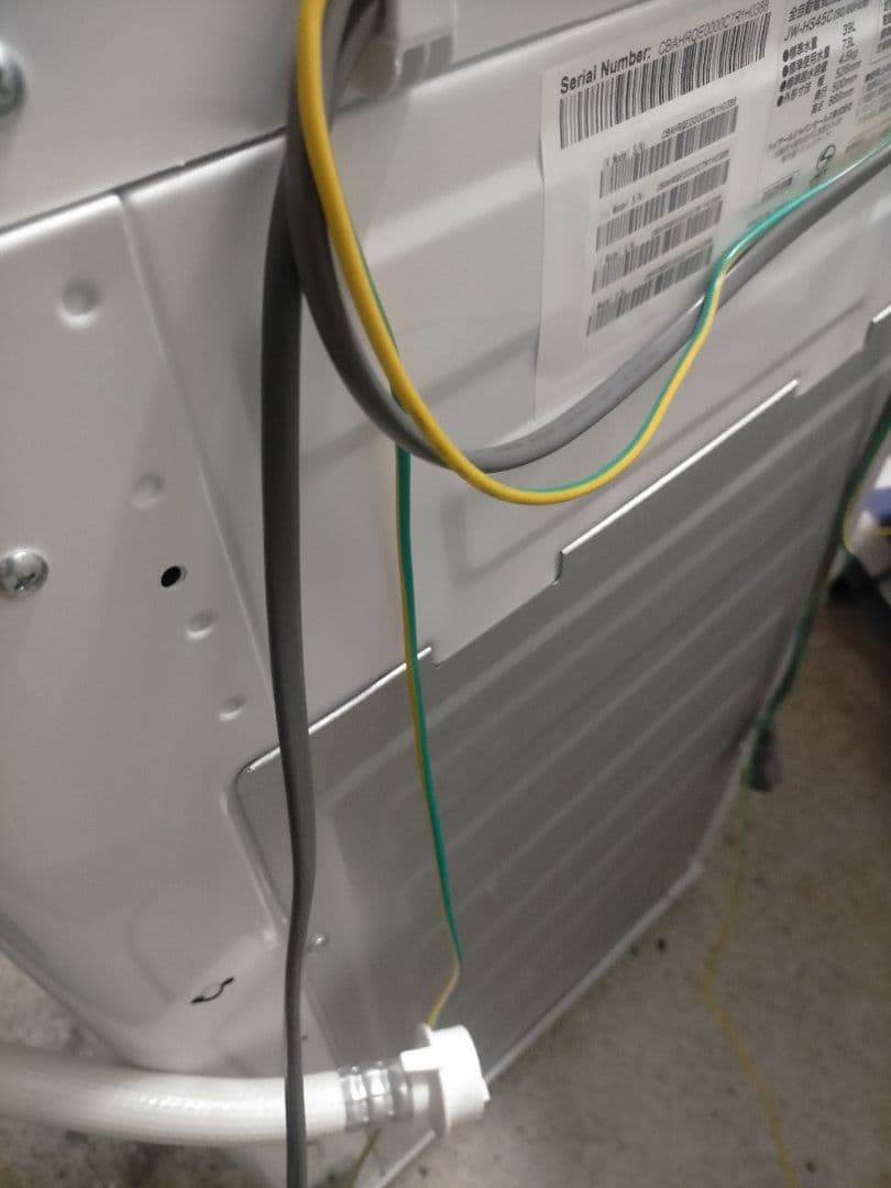 送料無料 美品 Haier 全自動洗濯機JW-HS45C 4.5kg