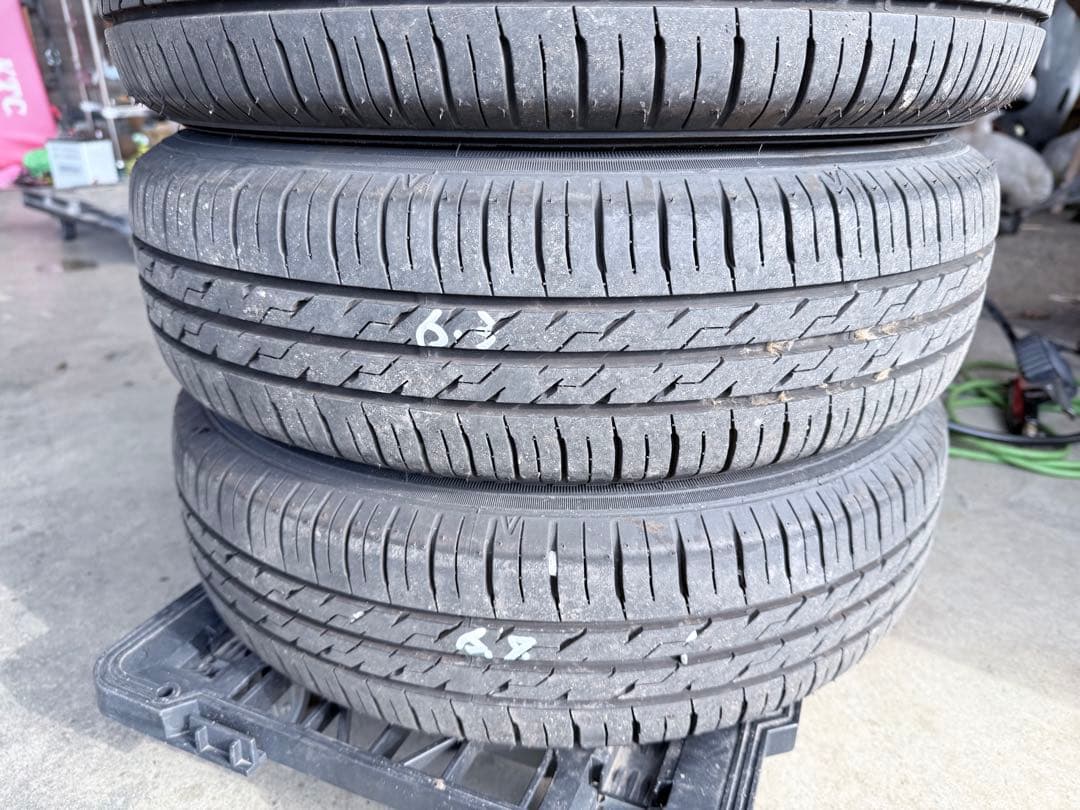 155/65R14・2024年製造・ダイハツ・ムーヴ外し・バリ山夏タイヤ・４本