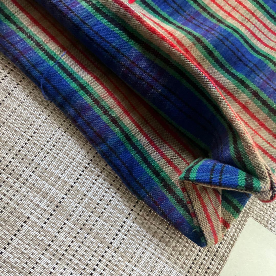 レア　フランスパリ　MERCI チェック　トートバッグ