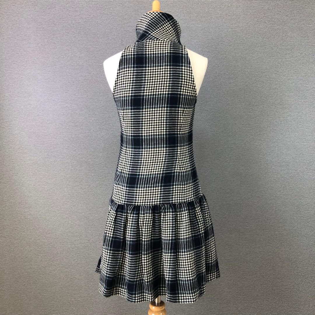 Vivienne Westwood チェック柄 ノースリーブ ミニワンピース