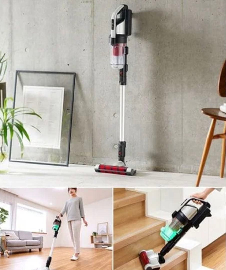 IRIS OHYAMA スティッククリーナー SCD-130P シルバー