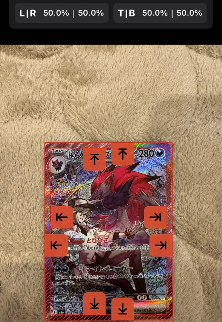 よ*だ様 Nのゾロアークex SAR センタリング良好 極美品