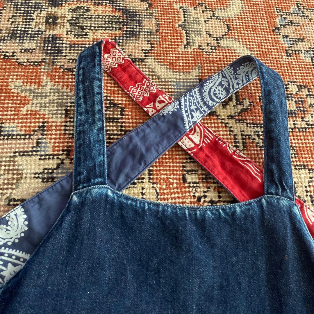 キャピタル　KAPITAL リバーシブルエプロン