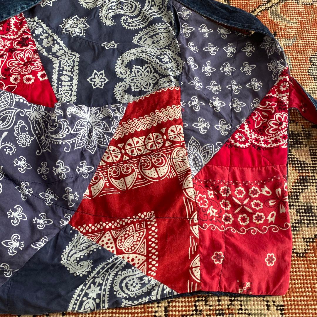 キャピタル　KAPITAL リバーシブルエプロン