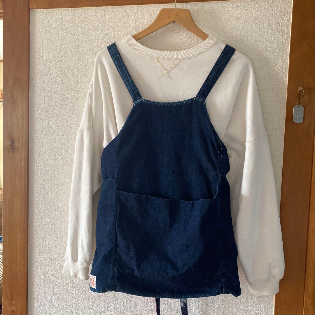 キャピタル　KAPITAL リバーシブルエプロン